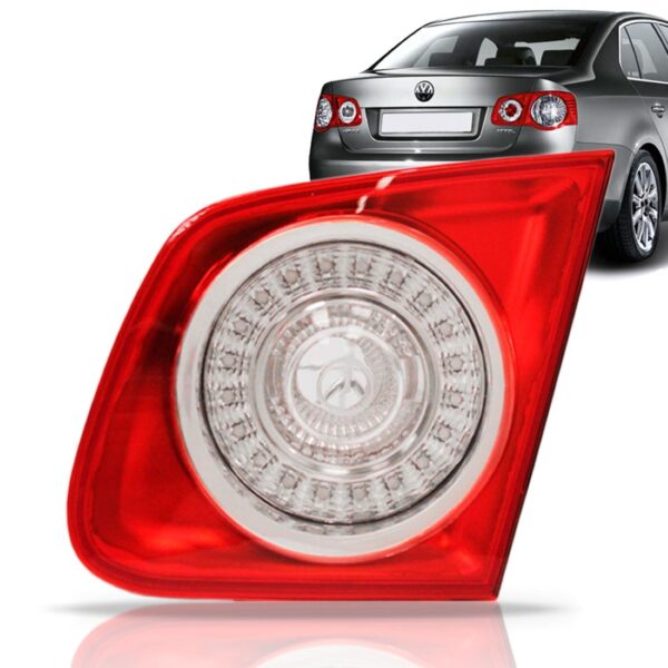 Sinaleira Traseira Tampa Mala Jetta Direito 2007 08 09 2010 Direito/passageiro Vermelho