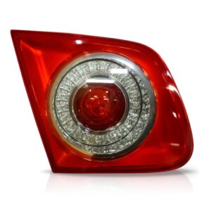 Lanterna Traseira Tampa Mala Jetta Esquerdo 2007 08 09 2010 Esquerdo Vermelho