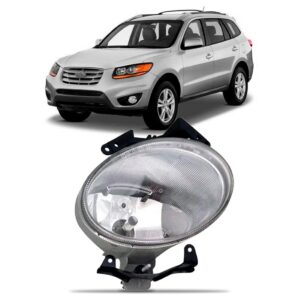 Farol De Milha Neblina Hyundai Santa Fé Ano 2007 Até 2010 Ld
