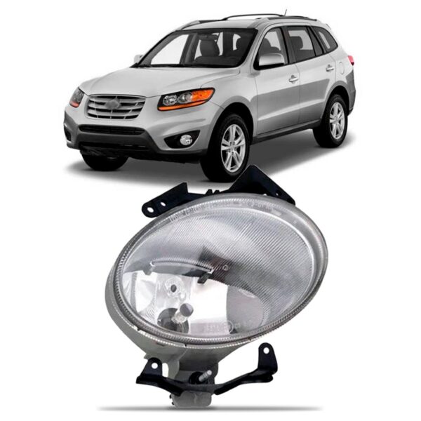 Farol De Milha Neblina Hyundai Santa Fé Ano 2007 Até 2010 Ld