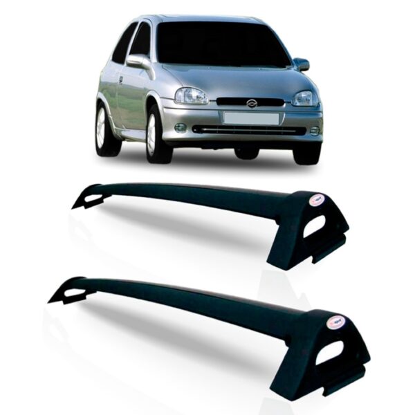 Rack Teto Corsa Bagageiro Alumínio 94 95 96 97 98 99 A 2002 Preto