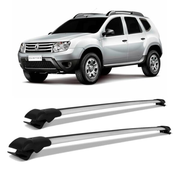 Travessa  Bagegeiro Duster 2012 2013 2014 2015 Prata Prateado