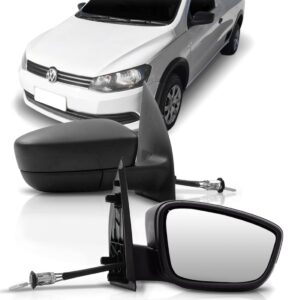 RETROVISOR SAVEIRO G5 2010 A 2012 CONTROLE TEXTURIZADO LE