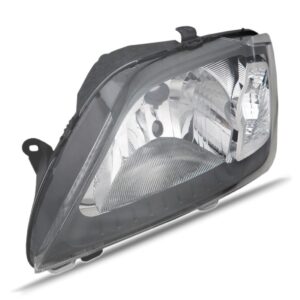 Farol Logan 2007 2008 2009 2010 Mascara Cinza 1ª Linha Esquerdo/motorista