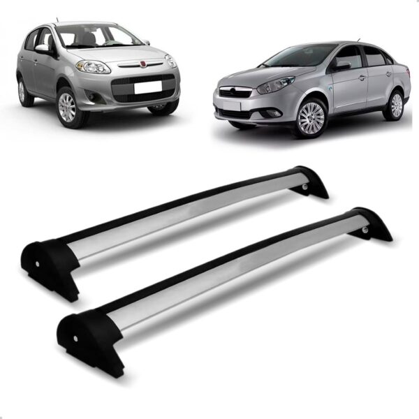 Rack Teto Palio 12 A 18 Grand Siena 12 A 21 04 Portas Prata Prata