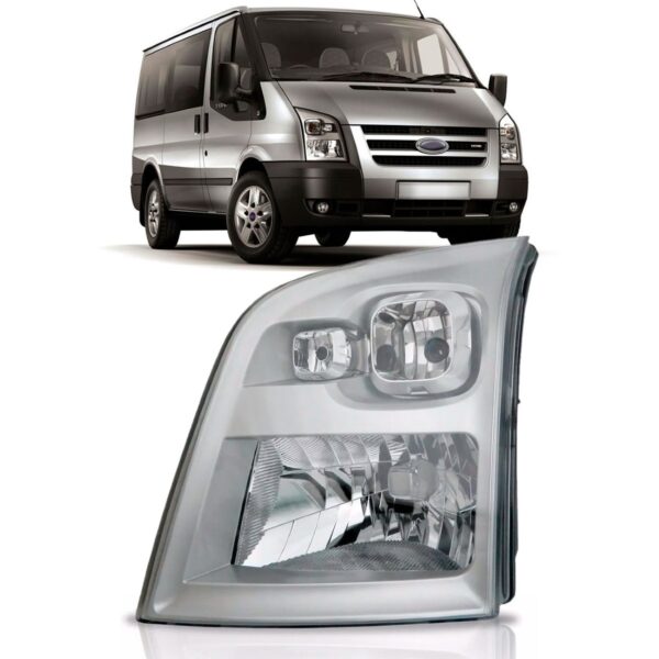 Farol Para Ford Transit 2007 08 09 10 11 2012 2013 1ª Linha Esquerdo/motorista