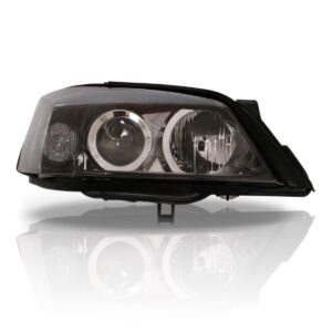 Farol Para Astra 2003 A 2012 Mascara Negra Fume 1ª Linha Direito/passageiro