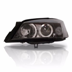 Farol Para Astra 2003 A 2012 Mascara Negra Fume 1ª Linha - Esquerdo/motorista