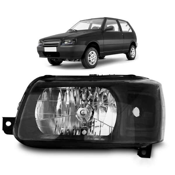 Farol Uno 2004 2005 2006 2007 2008 2009 2010 Mascara Negra Lado Esquerdo