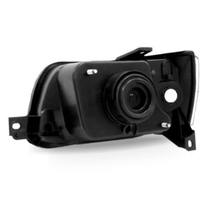 Farol Uno 2004 A 2010 Mascara Negra 1ª Linha - Esquerdo/motorista