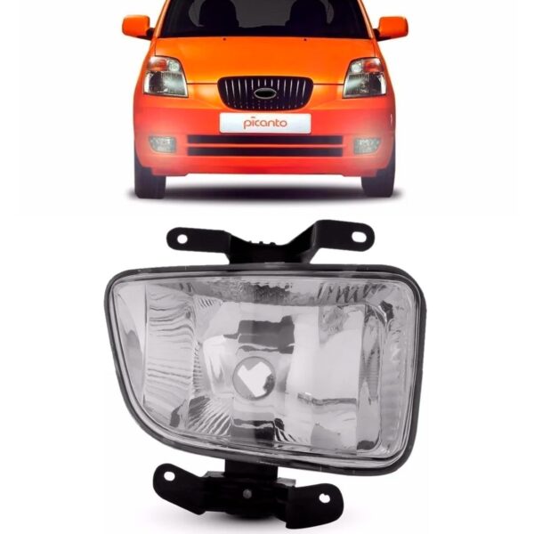 Farol Milha Neblina Para Kia Picanto 05 2006 07 08 1ª Linha Cinza