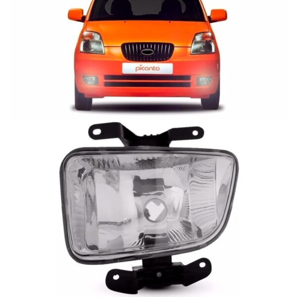 Farol Milha Neblina Para Kia Picanto 05 2006 07 08 1ª Linha Cinza