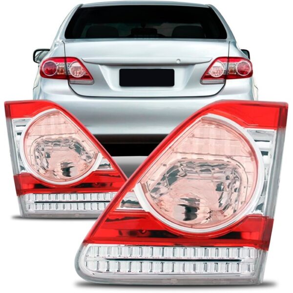 Lanterna Da Tampa Mala Corolla 2012 2013 Esquerda Esquerdo Vermelho