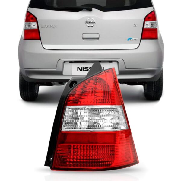 Lanterna Nissan Livina 2009 10 11 2012 Traseira 1ª Linha Direito