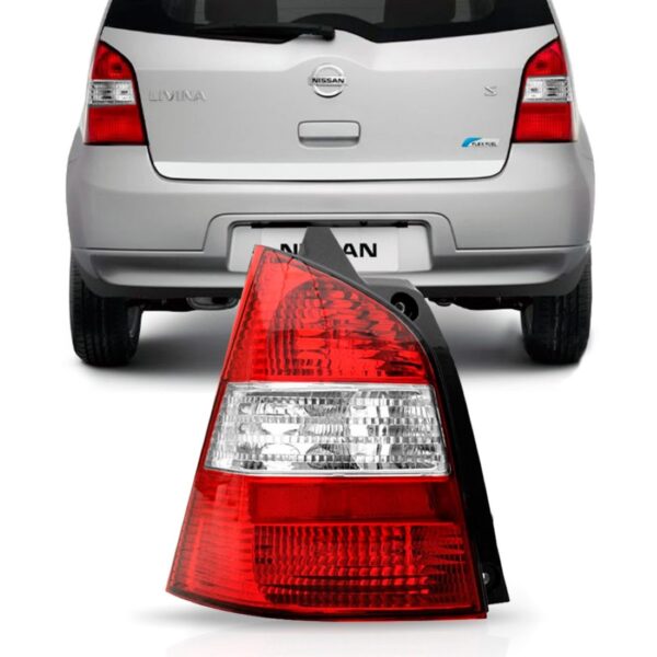 Lanterna Nissan Livina 2009 10 11 2012 Traseira 1ª Linha Esquerdo