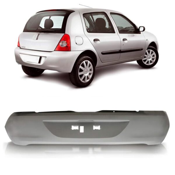 Parachoque Traseiro Clio Hatch 2006 A 2012 Novo 1a Linha