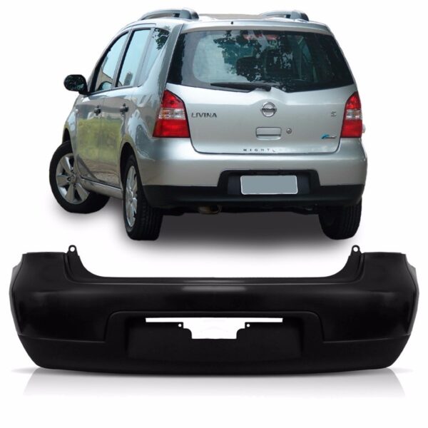 Parachoque Traseiro Nissan Livina Ano 2009 A 2011 1a Linha