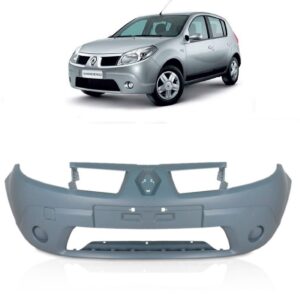 Parachoque Dianteiro Sandero Authentique 2008/2010 1a Linha Preto