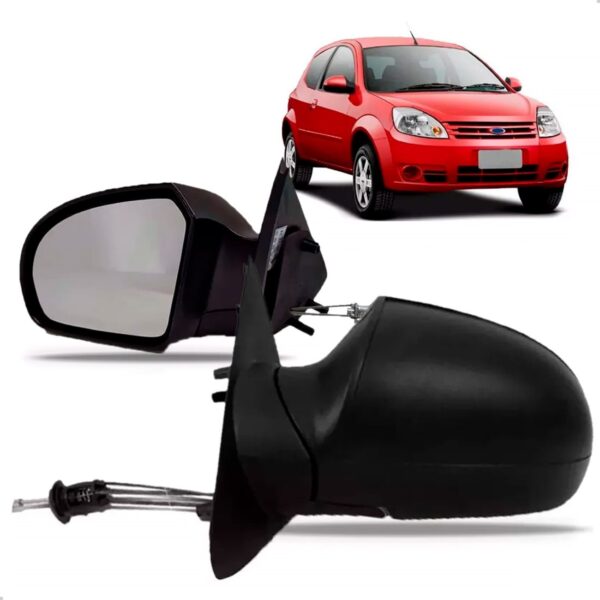 Retrovisor Para Ford Ka 2007 A 2011 C/ Sinaleira C/ Controle Lado Esquerdo