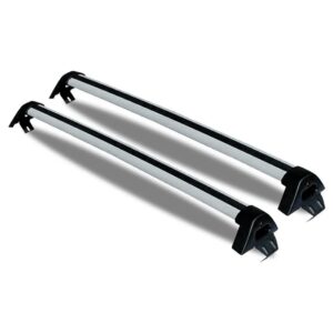 Rack De Teto Peugeot 207 E 206 4 Portas Aluminio Prateado