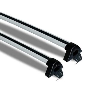 Rack De Teto Peugeot 207 E 206 4 Portas Aluminio Prateado
