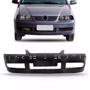 Parachoque Dianteiro Gol G3 1999 A 2005 Turbo Liso Com Furo Preto