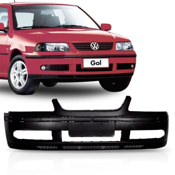 Parachoque Gol Parati Saveiro G3 Turbo 1999/2003 1a Linha Preto