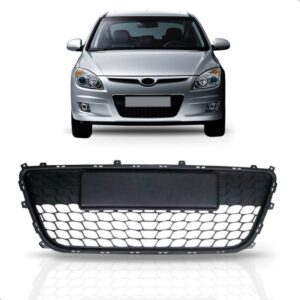 Tela Frontal Inferior Parachoque Dianteiro I30 2009 A 2012 Preto