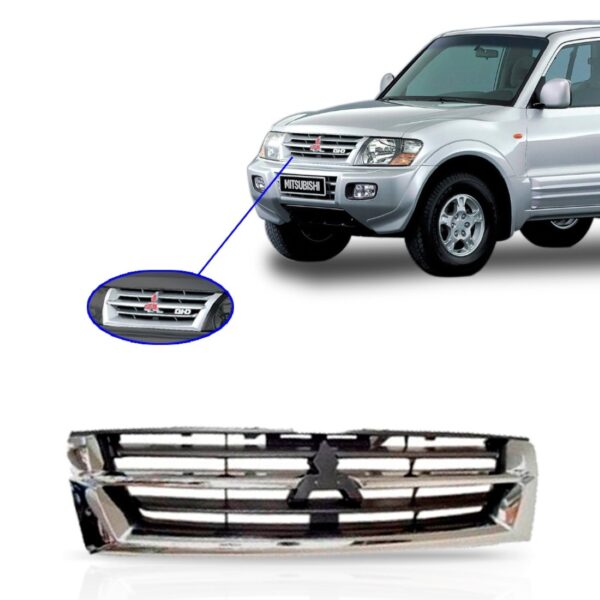 Grade Pajero Full 2000 2001 2002 Friso Cromado