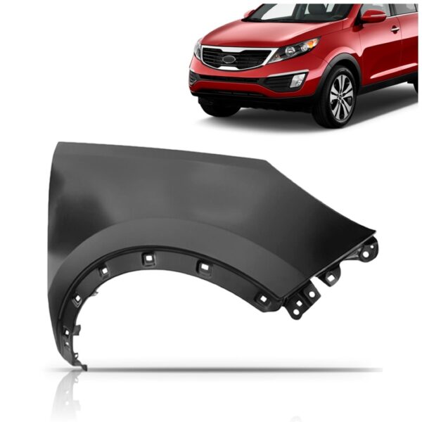 Paralama Sportage 2011 2012 2013 Com Furo Moldura C/garantia Lado Direito