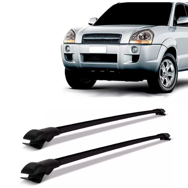 Travessa Aluminio Tucson Larga Preto 2004 A 2017 C/ Garantia Preto