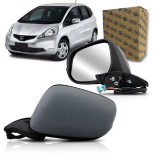 Retrovisor Honda New Fit 2009 A 2013 Sem Pisca Ld View Max