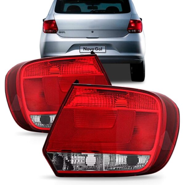 Sinaleira Traseira Gol G6 2013 2014 2015 Borda Fume Lado Direito