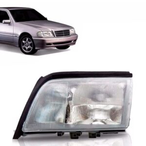 Farol Para Mercedes C180 C200 C280 C220 1994 95 96 1ª Linha Esquerdo/motorista