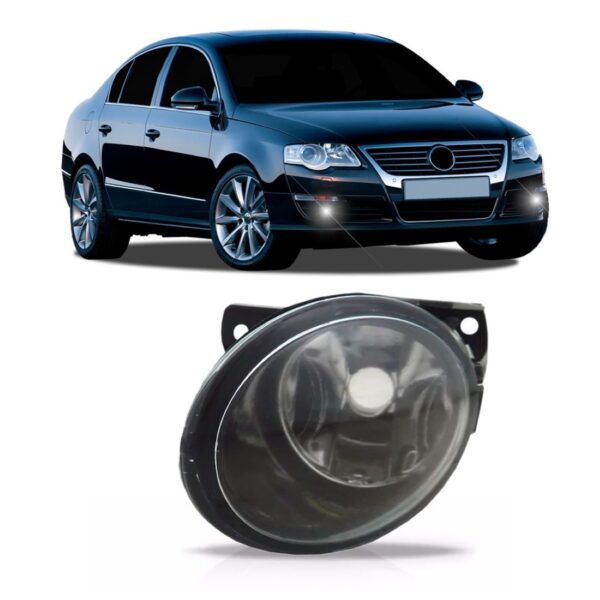 Farol Milha Auxiliar Neblina Passat 05 06 07 08 09 1ª Linha Cristal Esquerdo