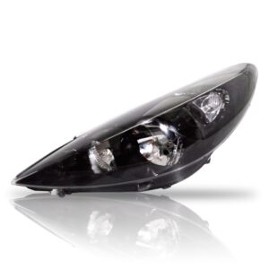 Farol Peugeot 207 Hoggar 2007 Até  2014  Mascara Negra Le Esquerdo