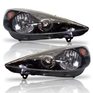 Farol Peugeot 207 Hoggar 2007 Até  2014  Mascara Negra Le Esquerdo