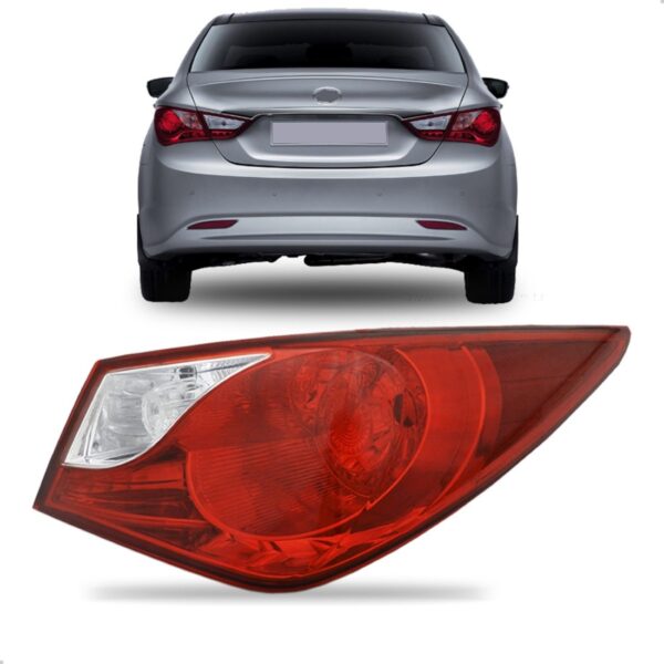 Lanterna Traseira Para Sonata 09 10 11 2012 Sem Led 1ª Linha Direito