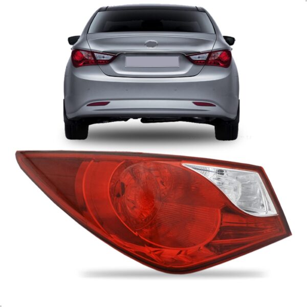 Lanterna Traseira Para Sonata 09 10 11 2012 Sem Led 1ª Linha Esquerdo