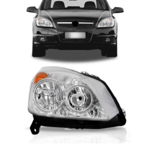 Farol Vectra 2006 2007 2008 Cromado Chevrolet Lado Esquerdo