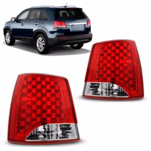 Lanterna Sorento Lado Esquerdo Canto 10 11 12 S/led 1ª Linha Esquerdo/motorista Vermelho