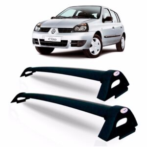 Rack Teto Renault Clio 4portas  Prata Todos Prateado