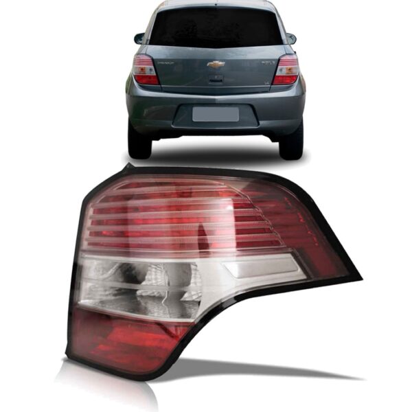 Lanterna Traseira Agile 10 11 12 2013 2014 Bicolor 1ª Linha Direito/passageiro