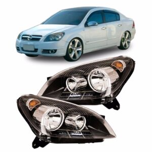 Farol Vectra Gt Gtx Fumê 2006 2007 2008 2009 Negro 1ª Linha Direito/passageiro