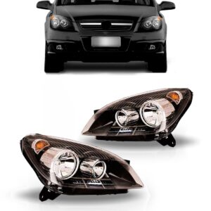 Farol Vectra Gt Gtx Fumê 2006 2007 2008 2009 Negro 1ª Linha Direito/passageiro