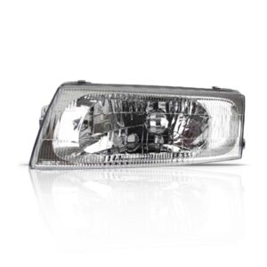Farol Mitsubishi Lancer 98 1999 2000 01 Lente Lisa 1ª Linha - Direito/passageiro