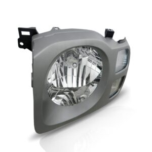 Farol Xterra 02 03 2004 2005 2006 2007 08 Aro Cinza 1ª Linha - Direito/passageiro