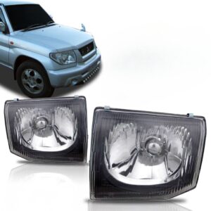 Farol Pajero Gls Liso 1998 1999 2000 1ª Linha - Esquerdo/motorista