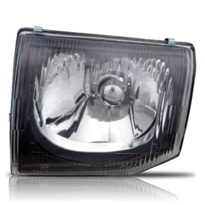 Farol Pajero Gls Liso 1998 1999 2000 1ª Linha - Esquerdo/motorista