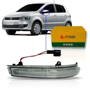 Seta Pisca Dp Retrovisor Fox Spacefox Golf Polo 2013 A 2015